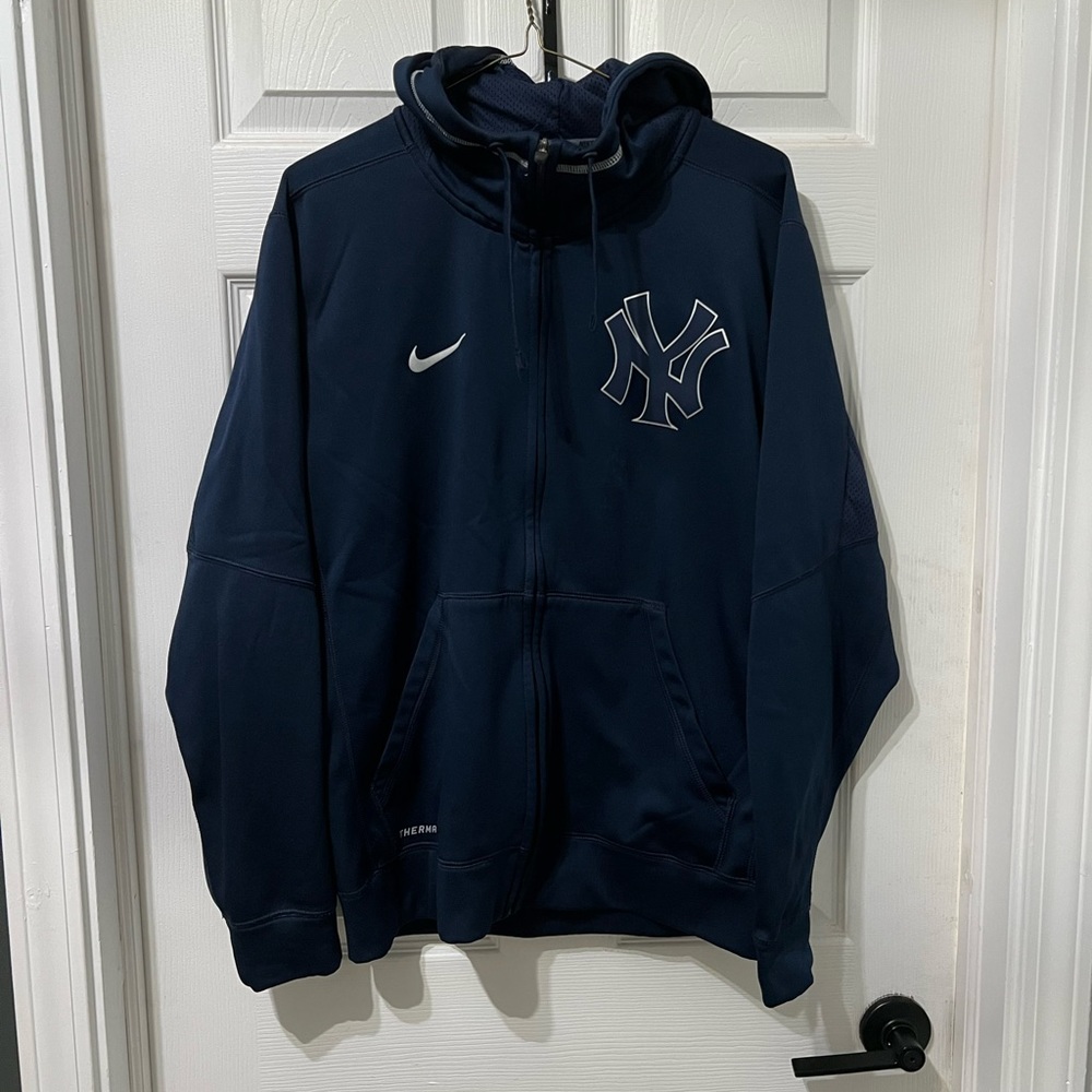 Mens full zip Nike yankee hoodie